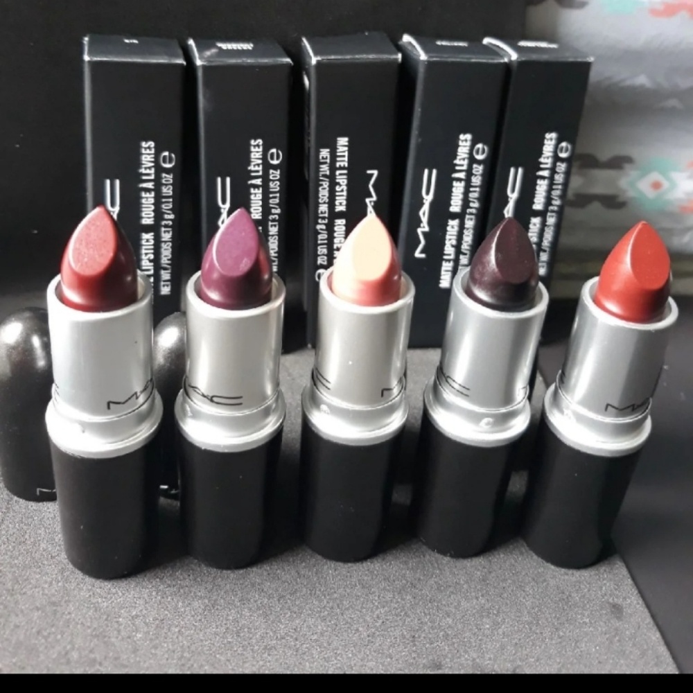 Mac lipglass bundle new Authentic